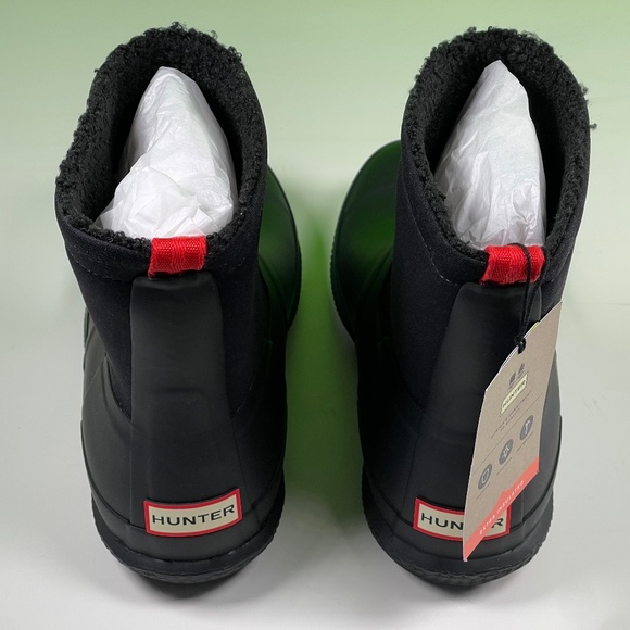 Hunter Other - HUNTER MEN'S INSULATED ROLL TOP VEGAN SHEARLING BOOTS